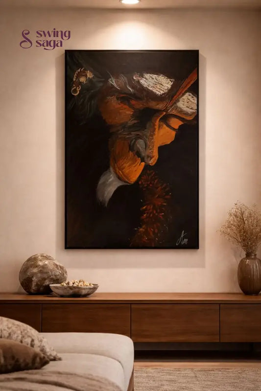 Bajrang – strength like thunder Hanuman Painting
