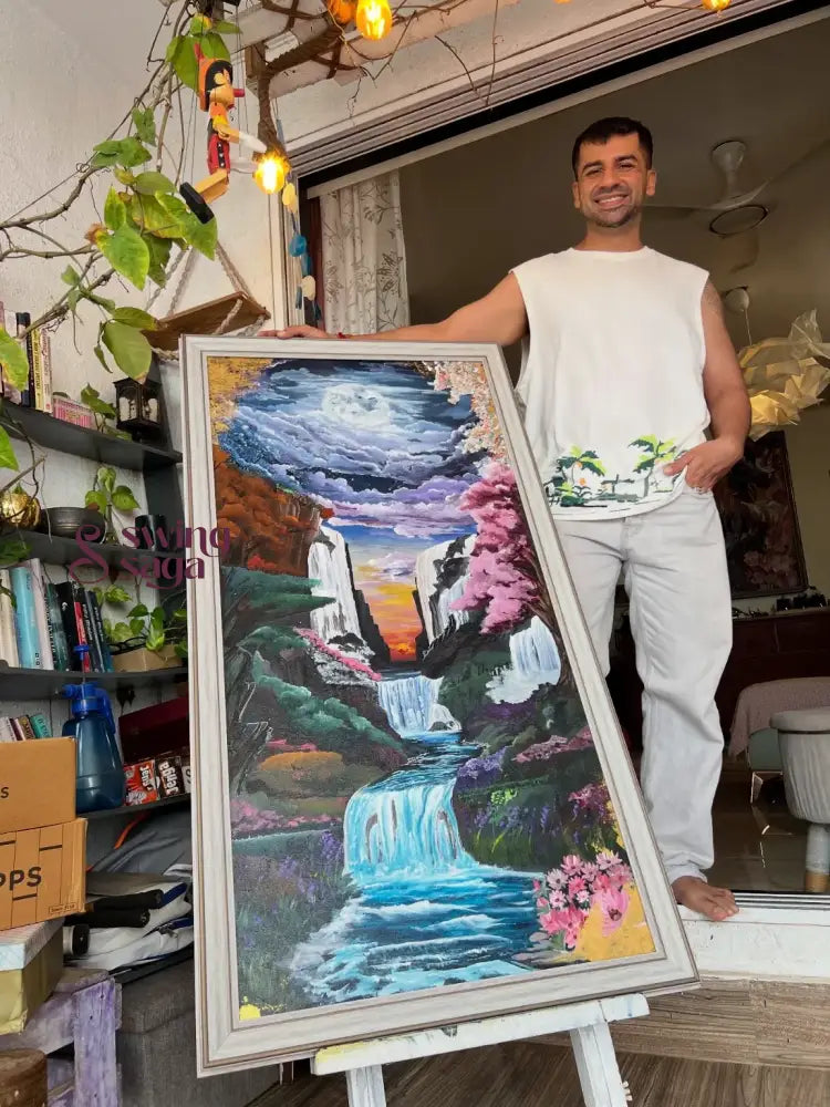 Between Night and Dawn - Nature Painting