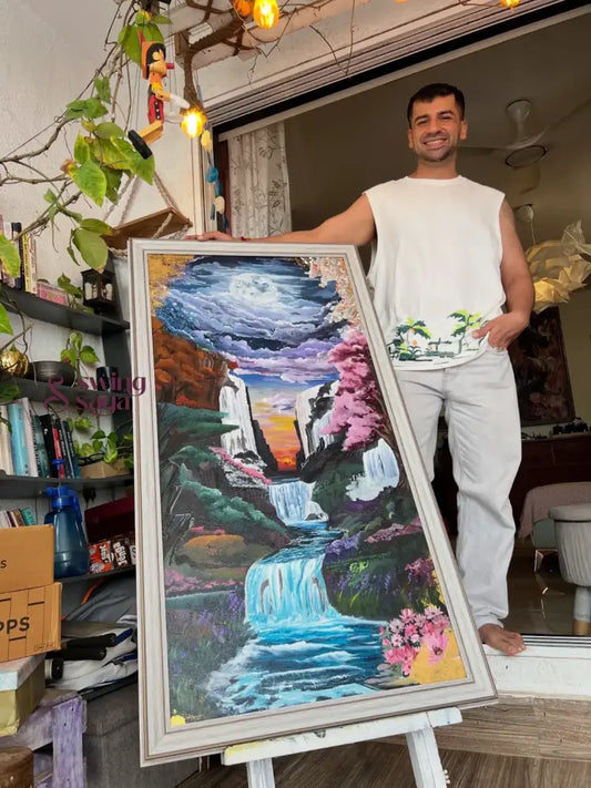 Between Night and Dawn - Nature Painting