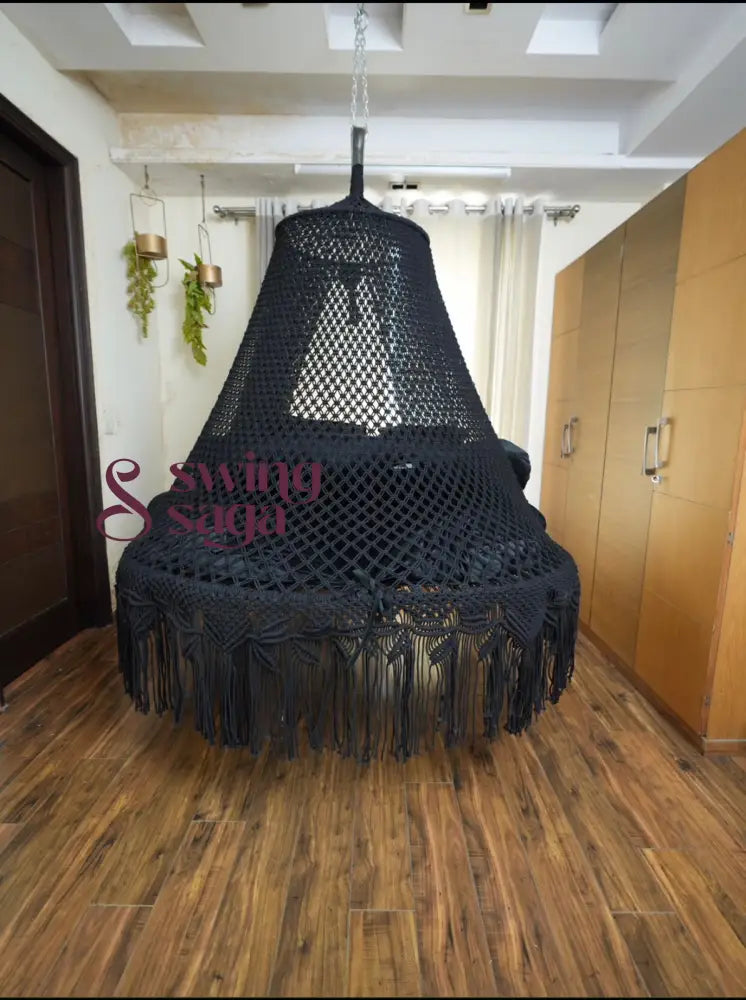 Black Big Bed Swing