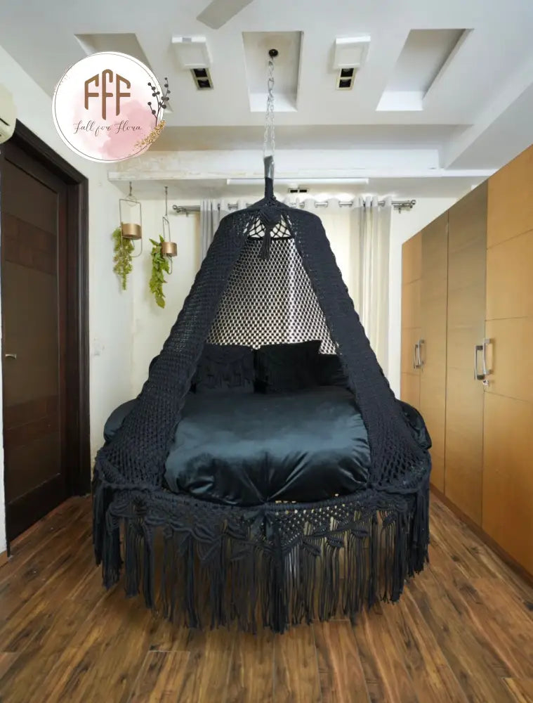 Black Big Bed Swing