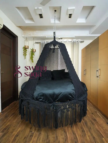 Black Big Bed Swing