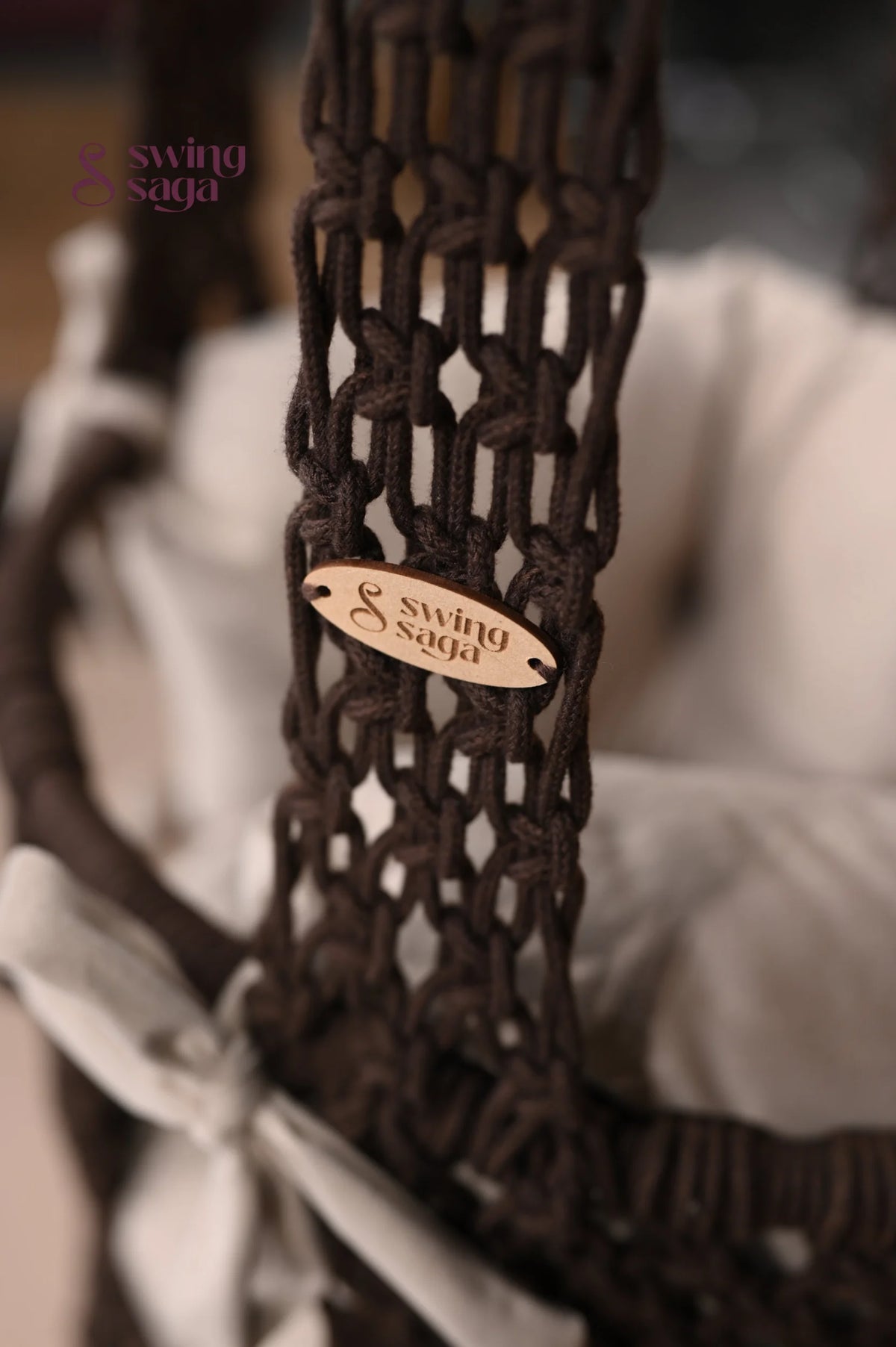 Bruna Baby Swing - Cocoa / 17 Inches