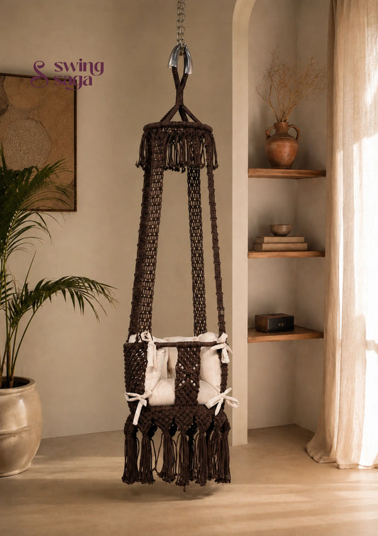 Bruna Baby Swing - Cocoa / 17 Inches