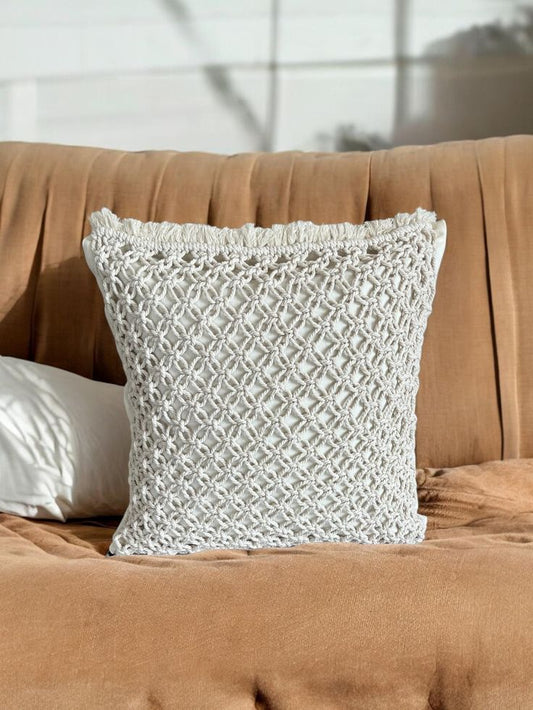 Lily Macrame cushion set of 2