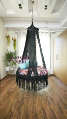 Charcoal Jade Swing Single Seater