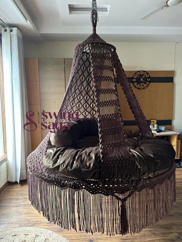 Chocolate Brown Bed Swing
