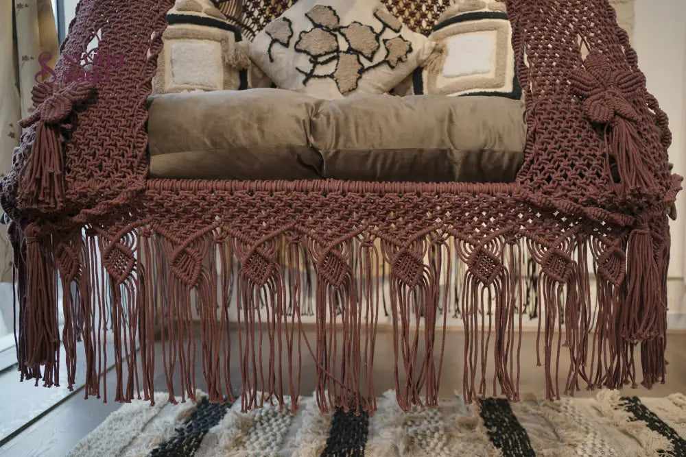 Brown boho sofa swing - Swing Saga