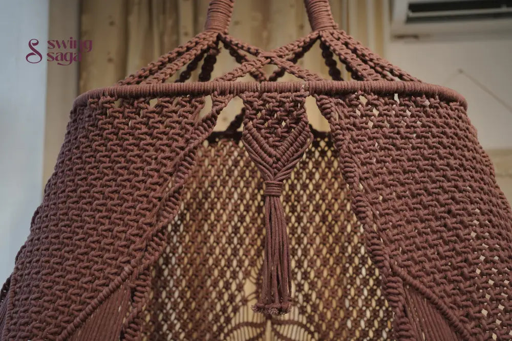 Brown boho sofa swing - Swing Saga