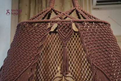 Brown boho sofa swing - Swing Saga