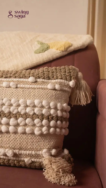 Cozy Bohemian styled cushion