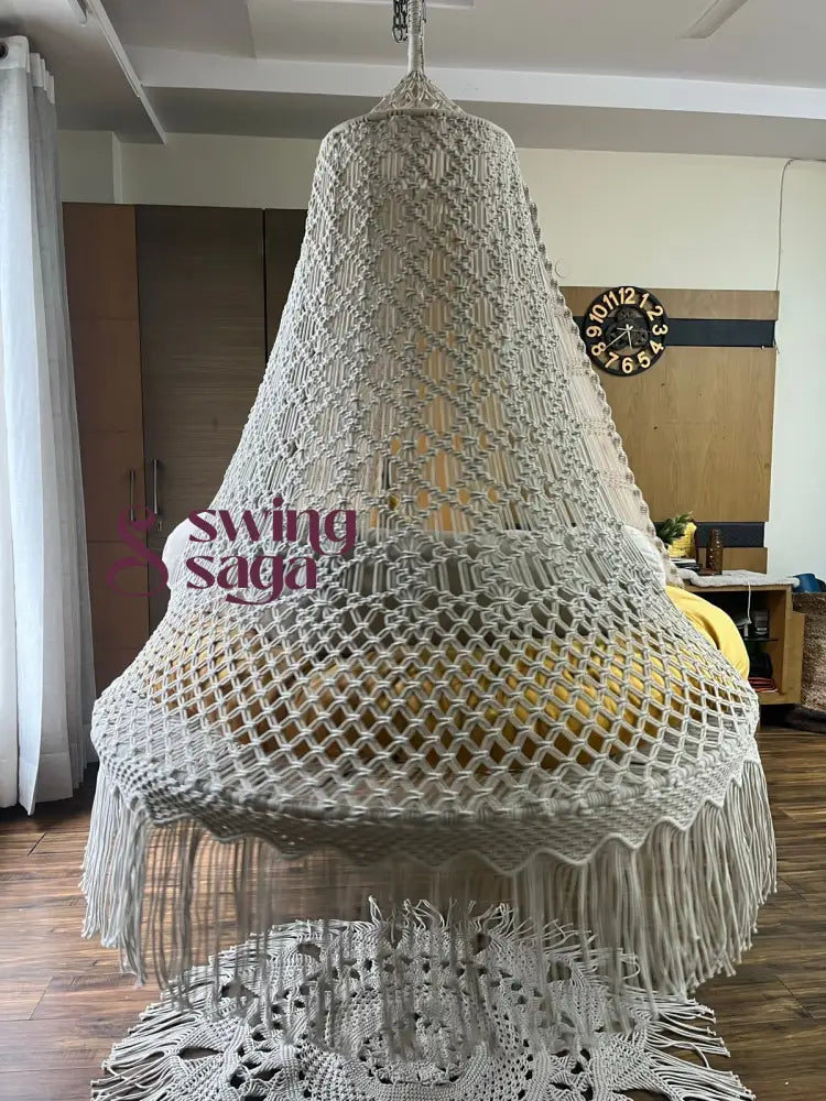Cream Yellow Bed Swing