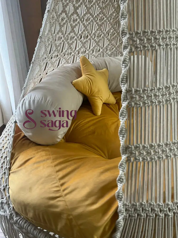 Cream Yellow Bed Swing