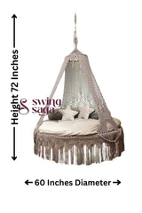 Deep Ocean Teal Bed Swing