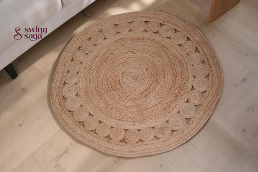 Eco-Friendly Boho Living Room Carpet
