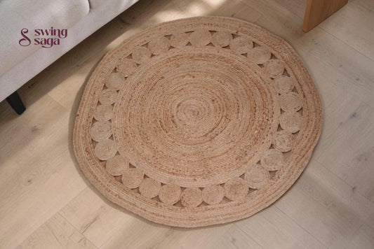 Eco-Friendly Boho Living Room Carpet