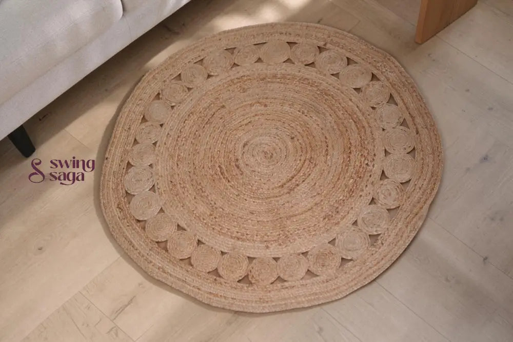 Eco-Friendly Boho Living Room Carpet