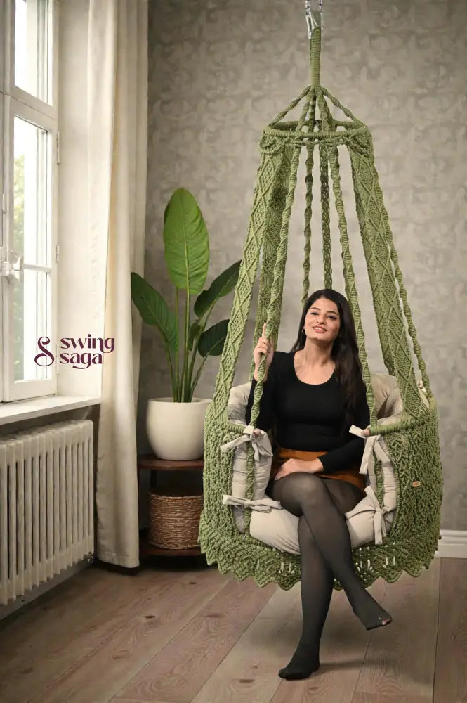 Elowen Chair Swing Olive Grove / 35 Inches