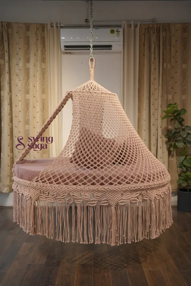  Lush Lux  Macrame Bed Swing - Swing Saga