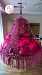 Hot Pink Big Bed Swing