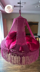 Hot Pink Big Bed Swing