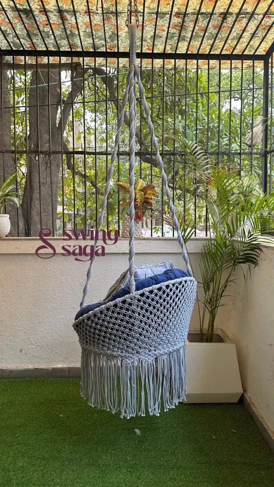 Icy Blue Chair Swing