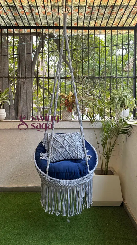 Icy Blue Chair Swing