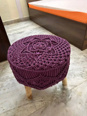 Lavender Glacier Ottoman