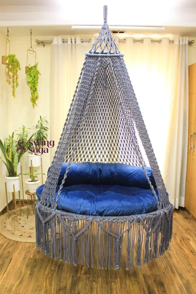Light Grey Double seater hanging chair - Swing Saga