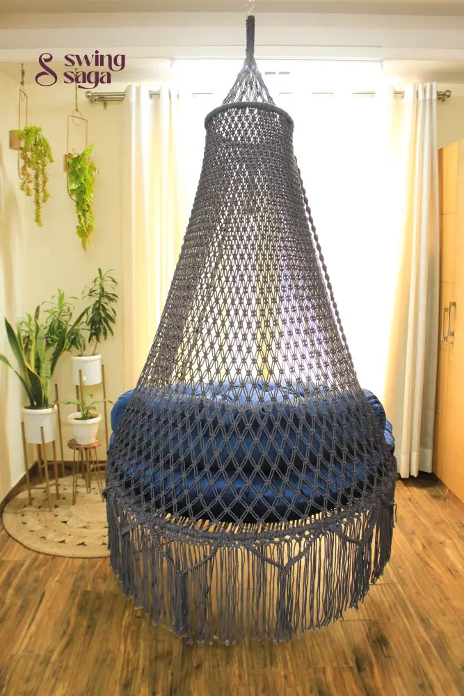 Light Grey Double seater hanging chair - Swing Saga