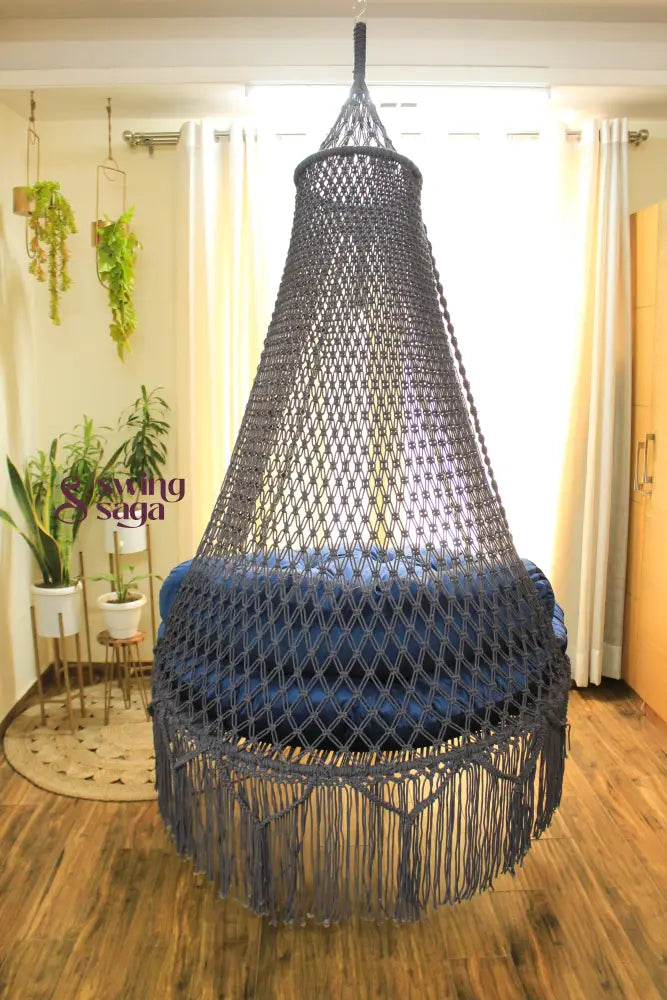 Light Grey Double seater hanging chair - Swing Saga