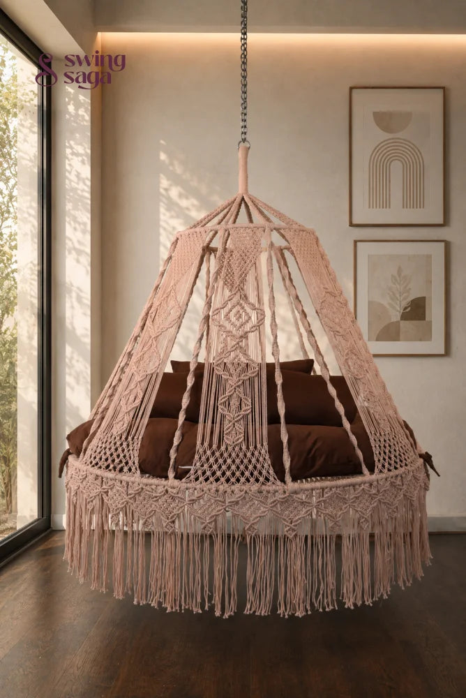 Liora Bed Swing - Peach Clay / 70 Inches
