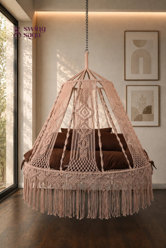 Liora Bed Swing - Peach Clay / 70 Inches