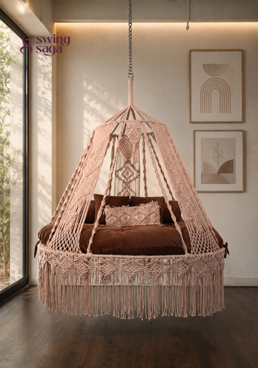 Liora Bed Swing - Peach Clay / 70 Inches