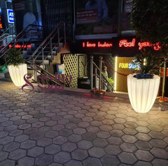 Lotus Led Planter