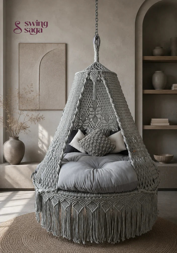 Luma Bed Swing - Muted Grey / 60 Inches