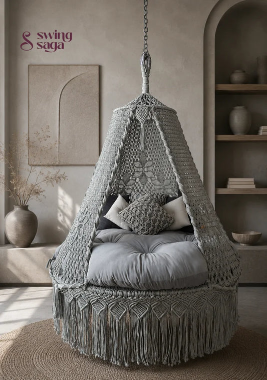 Luma Bed Swing - Muted Grey / 60 Inches