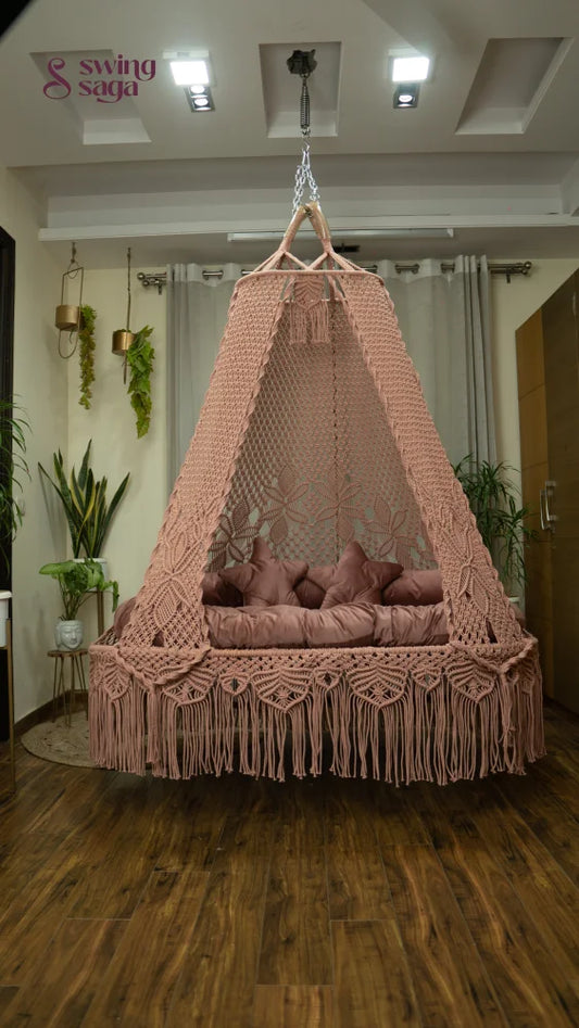 Lush Lux boho sofa swing - Swing Saga
