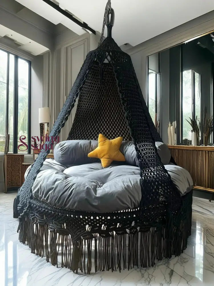 BlackJack Macrame Bed Swing - Swing Saga