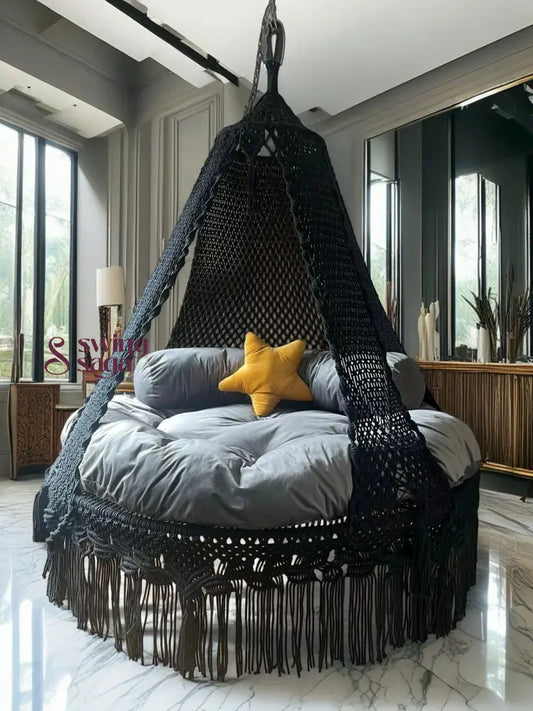 BlackJack Macrame Bed Swing - Swing Saga