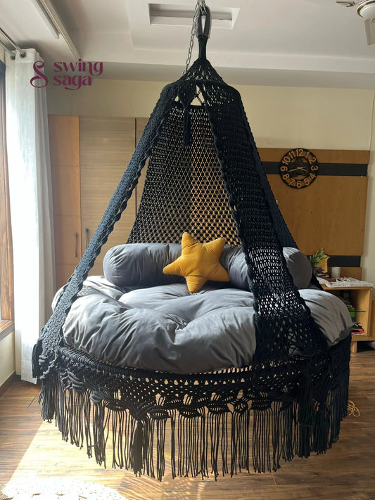 BlackJack Macrame Bed Swing - Swing Saga