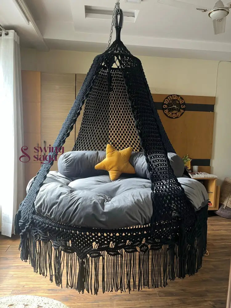 BlackJack Macrame Bed Swing - Swing Saga