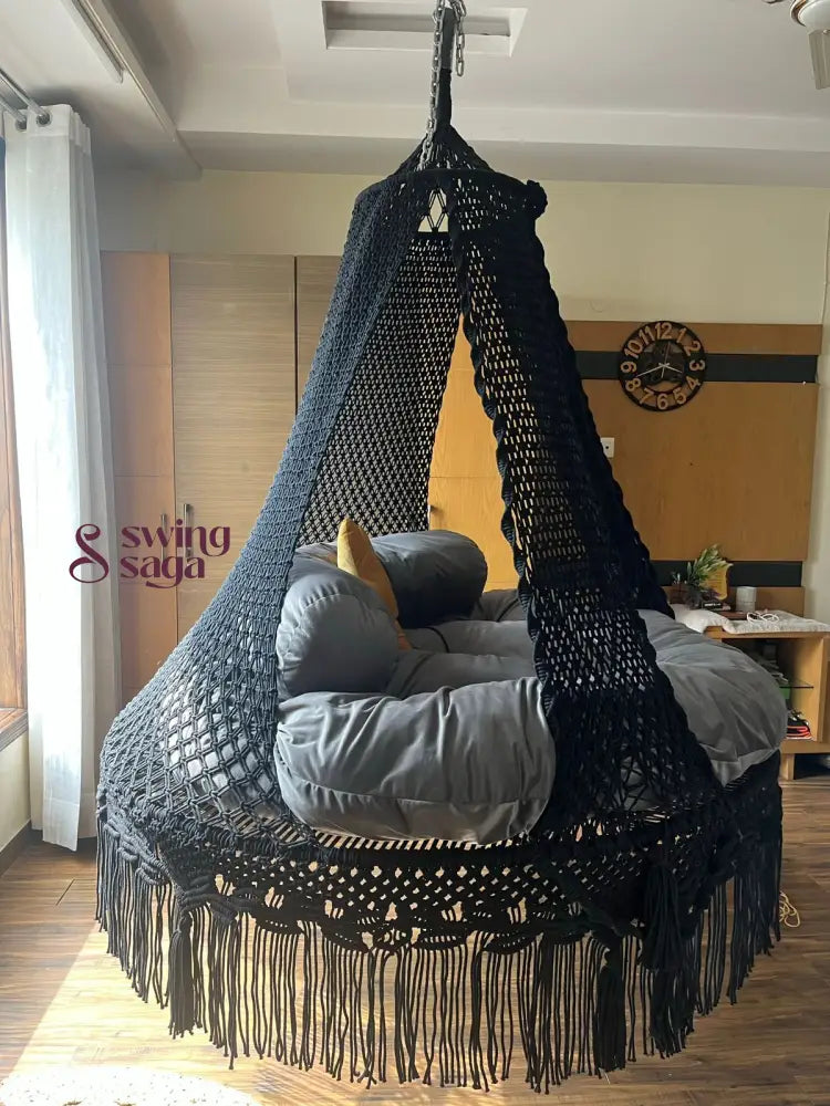 BlackJack Macrame Bed Swing - Swing Saga