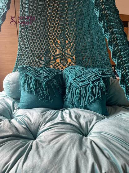 Deep Ocean Teal Bed Swing