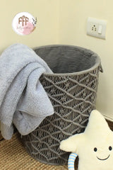 Melange Grey Laundry Basket - Large