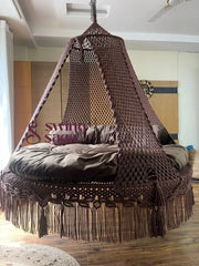 Mocha Brown Big Bed Swing