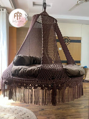 Mocha Brown Big Bed Swing