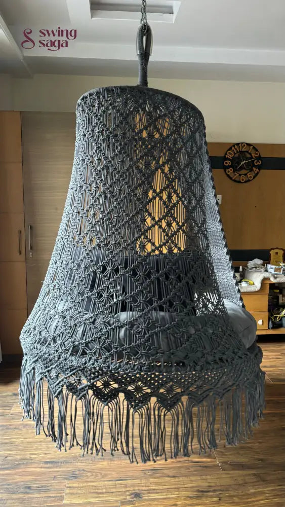 Grey Double seater hanging chair - Swing Saga