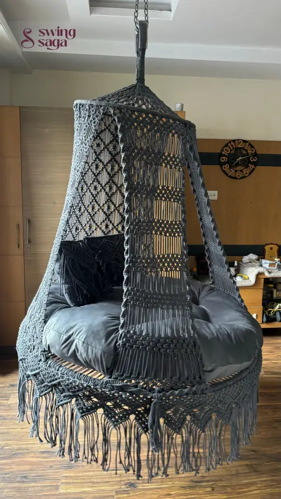 Grey Double seater hanging chair - Swing Saga