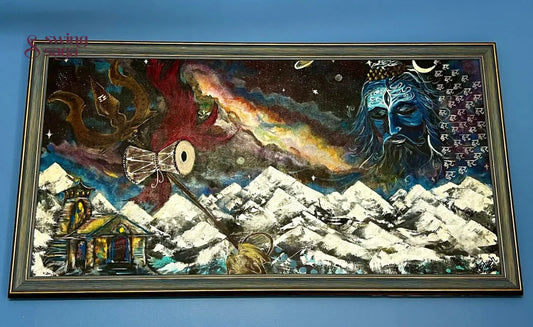 Neel Kailas - Mahadev Painting
